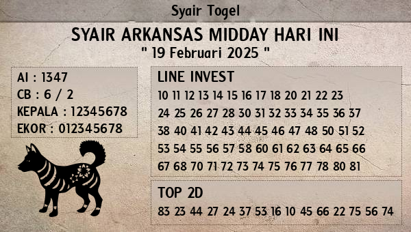 Prediksi Arkansas Midday