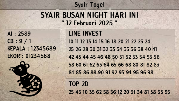 Prediksi Busan Night