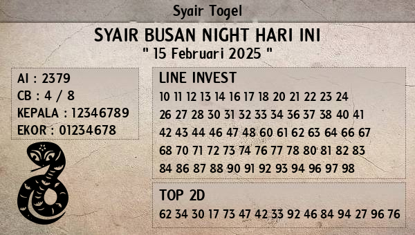 Prediksi Busan Night