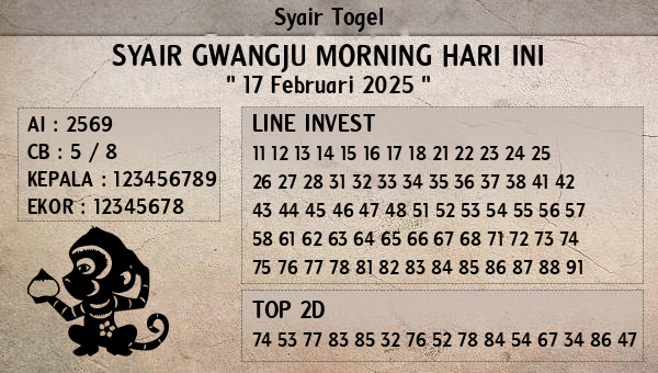 Prediksi Gwangju Morning