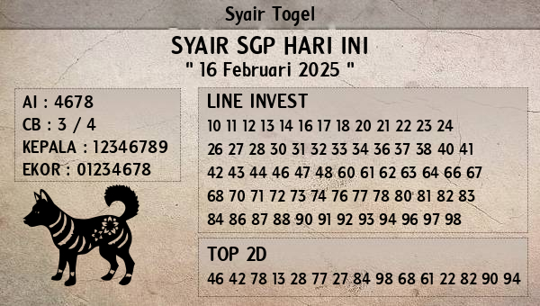 Prediksi SGP