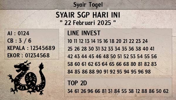 Prediksi SGP