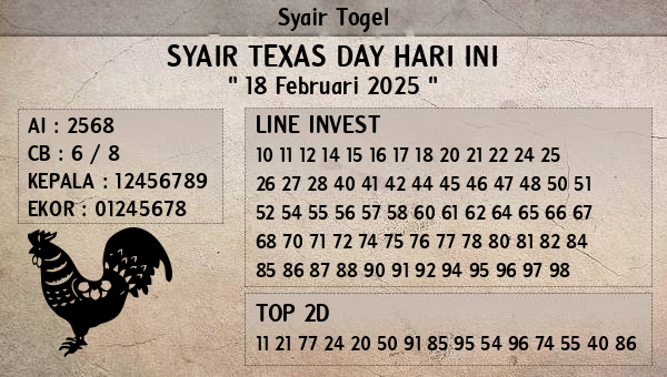 Prediksi Texas Day