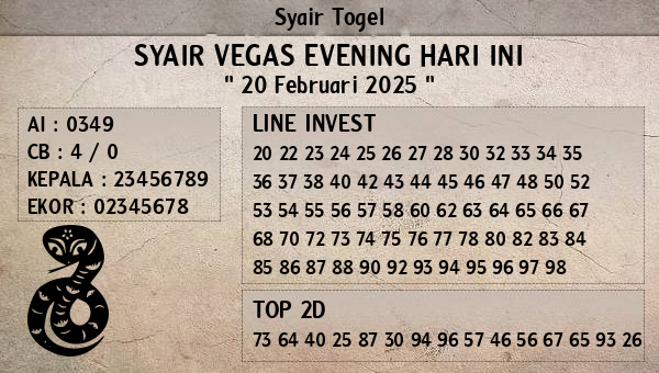 Prediksi Vegas Evening