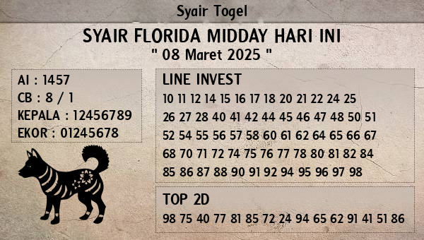 Prediksi Florida Midday