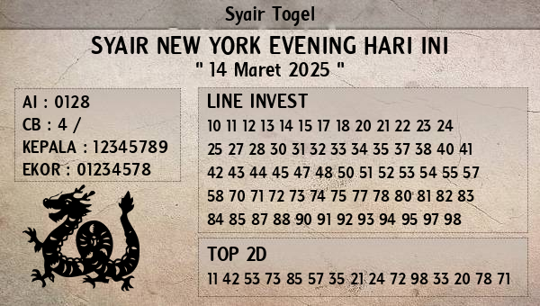 Prediksi New York Evening