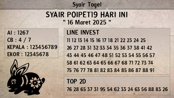 Prediksi Poipet19