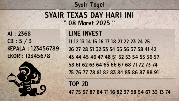 Prediksi Texas Day