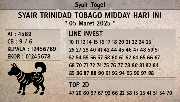 Prediksi Trinidad Tobago Midday