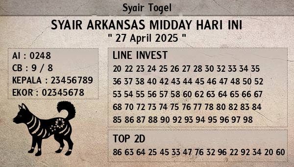 Prediksi Arkansas Midday