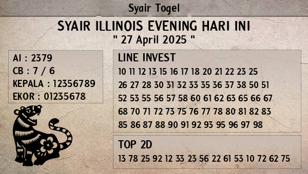 Prediksi Illinois Evening