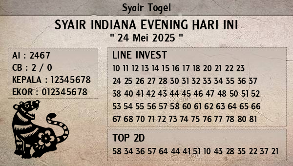 Prediksi Indiana Evening