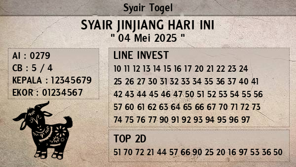 Prediksi Jinjiang