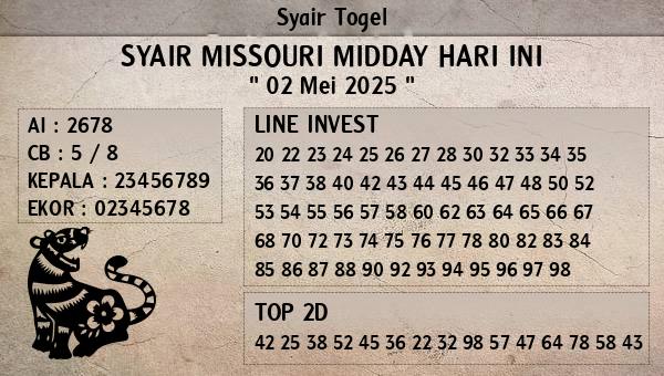 Prediksi Missouri Midday