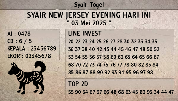 Prediksi New Jersey Evening
