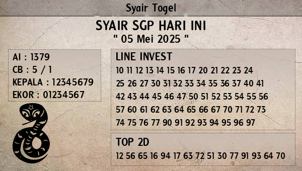 Prediksi SGP