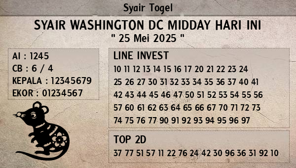 Prediksi Washington Dc Midday