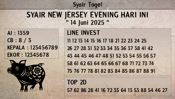 Prediksi New Jersey Evening