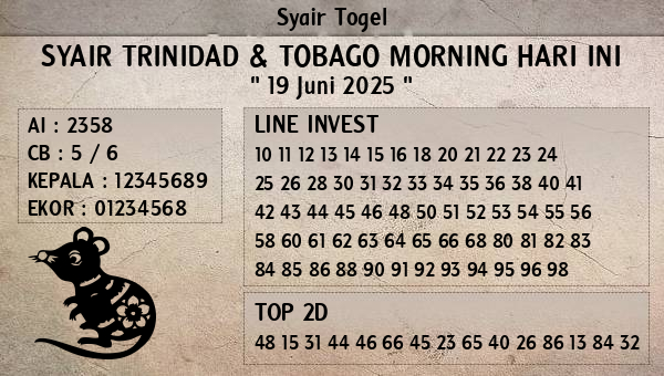 Prediksi Trinidad & Tobago Morning