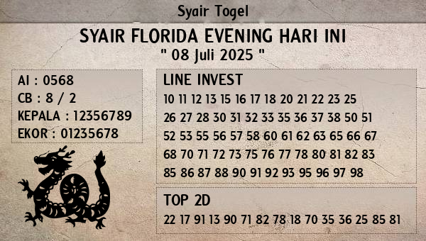 Prediksi Florida Evening