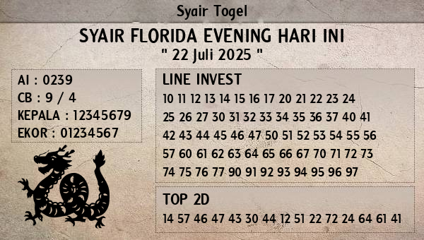 Prediksi Florida Evening