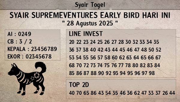 Prediksi Supremeventures Early Bird