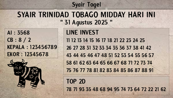 Prediksi Trinidad Tobago Midday