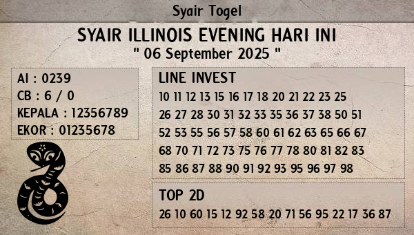 Prediksi Illinois Evening