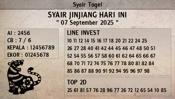 Prediksi Jinjiang
