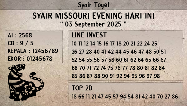 Prediksi Missouri Evening