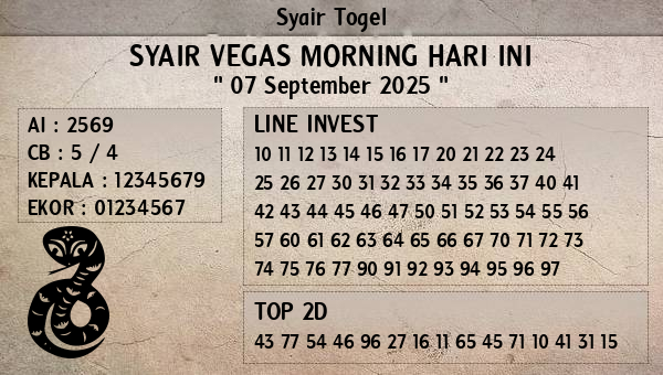 Prediksi Vegas Morning