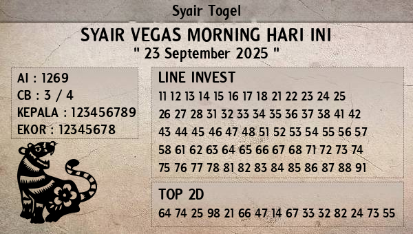 Prediksi Vegas Morning