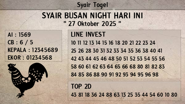 Prediksi Busan Night