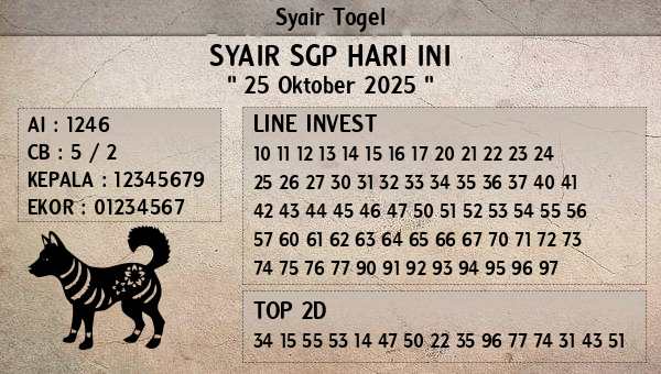 Prediksi SGP