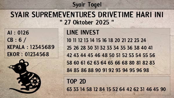 Prediksi Supremeventures Drivetime