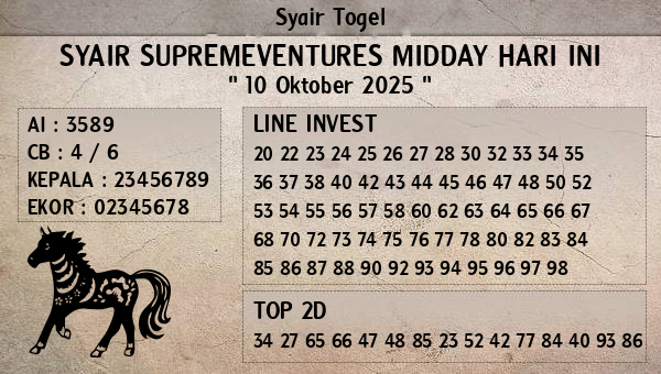 Prediksi Supremeventures Midday