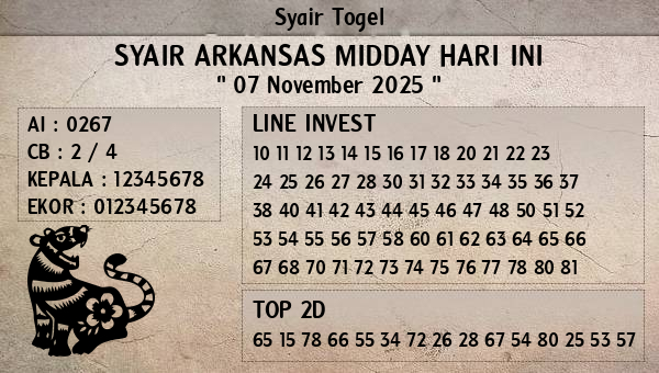 Prediksi Arkansas Midday