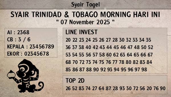 Prediksi Trinidad & Tobago Morning