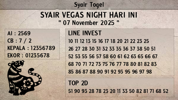 Prediksi Vegas Night