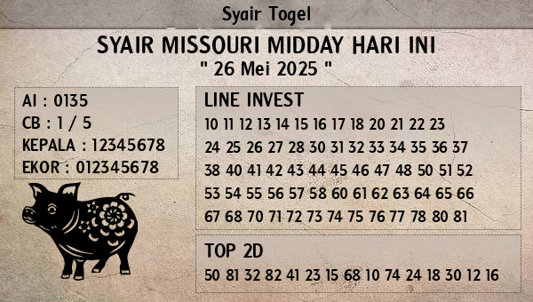 Prediksi Missouri Midday