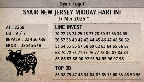 Prediksi New Jersey Midday