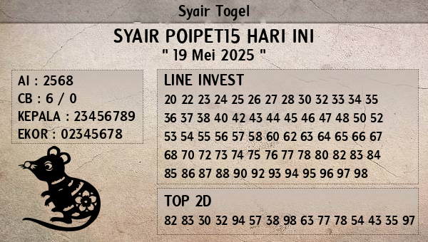 Prediksi Poipet15