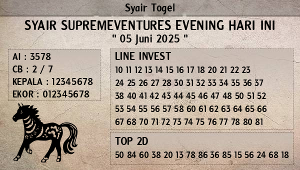 Prediksi Supremeventures Evening