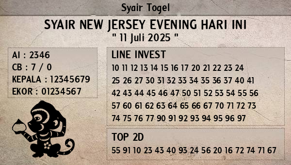 Prediksi New Jersey Evening